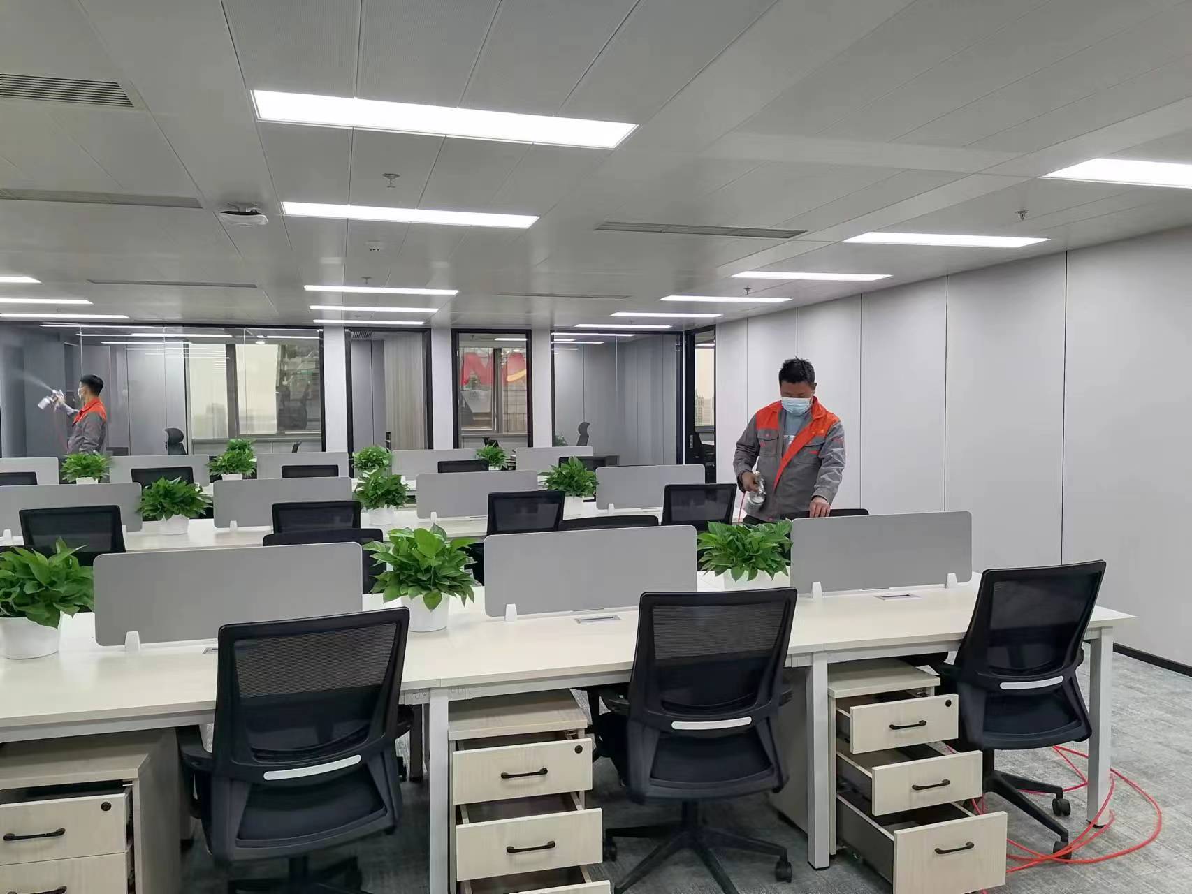 弘通环保为北京鹏润大厦8000平米办公室做甲醛治理